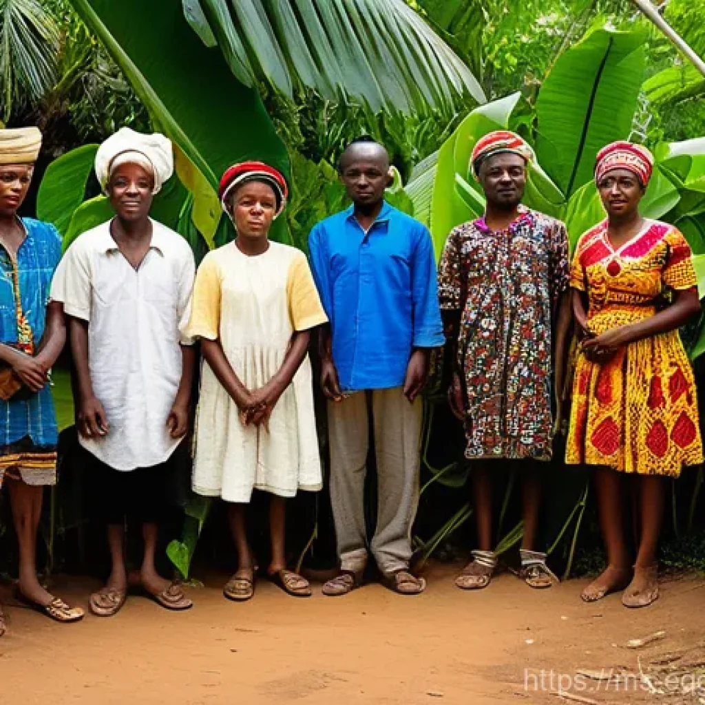 적도 기니의 독립 역사 - **Prompt: The Seeds of Freedom**
    "A poignant scene depicting the subtle resistance and enduring ...