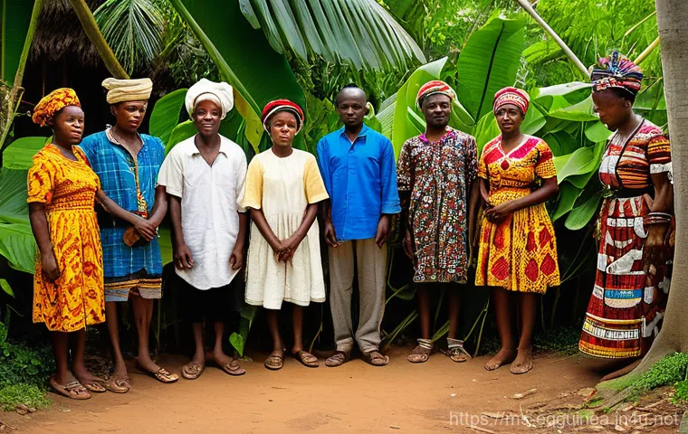 적도 기니의 독립 역사 - **Prompt: The Seeds of Freedom**
    "A poignant scene depicting the subtle resistance and enduring ...