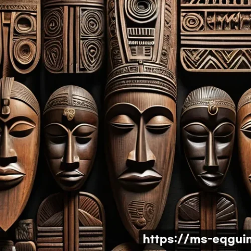 적도 기니에서의 쇼핑 리스트 - **Prompt:** A highly detailed, realistic photograph capturing a diverse collection of traditional Fa...